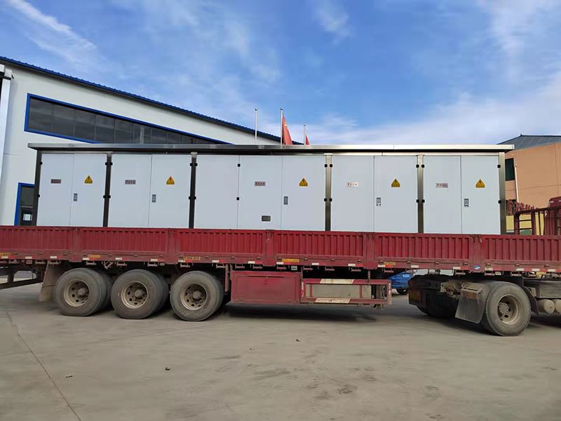 Compact packaged transformer substation is ready to be delivered to our customer 2