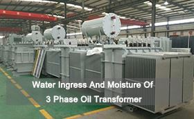 Water Ingress And Moisture Of 3 Phase Oil Transformer