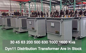 30 45 63 200 500 630 1000 1600 Kva Dyn11 Distribution Transformer Are In Stock