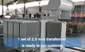 1 Set Of 2.5 Mva Transformer Is Ready To Our Customer