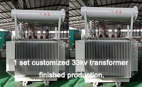 1 Set Customized 33kv Transformer Finished Production