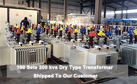 100 Sets 200 Kva Pole Mounted Transformer Shipped To Our Customer